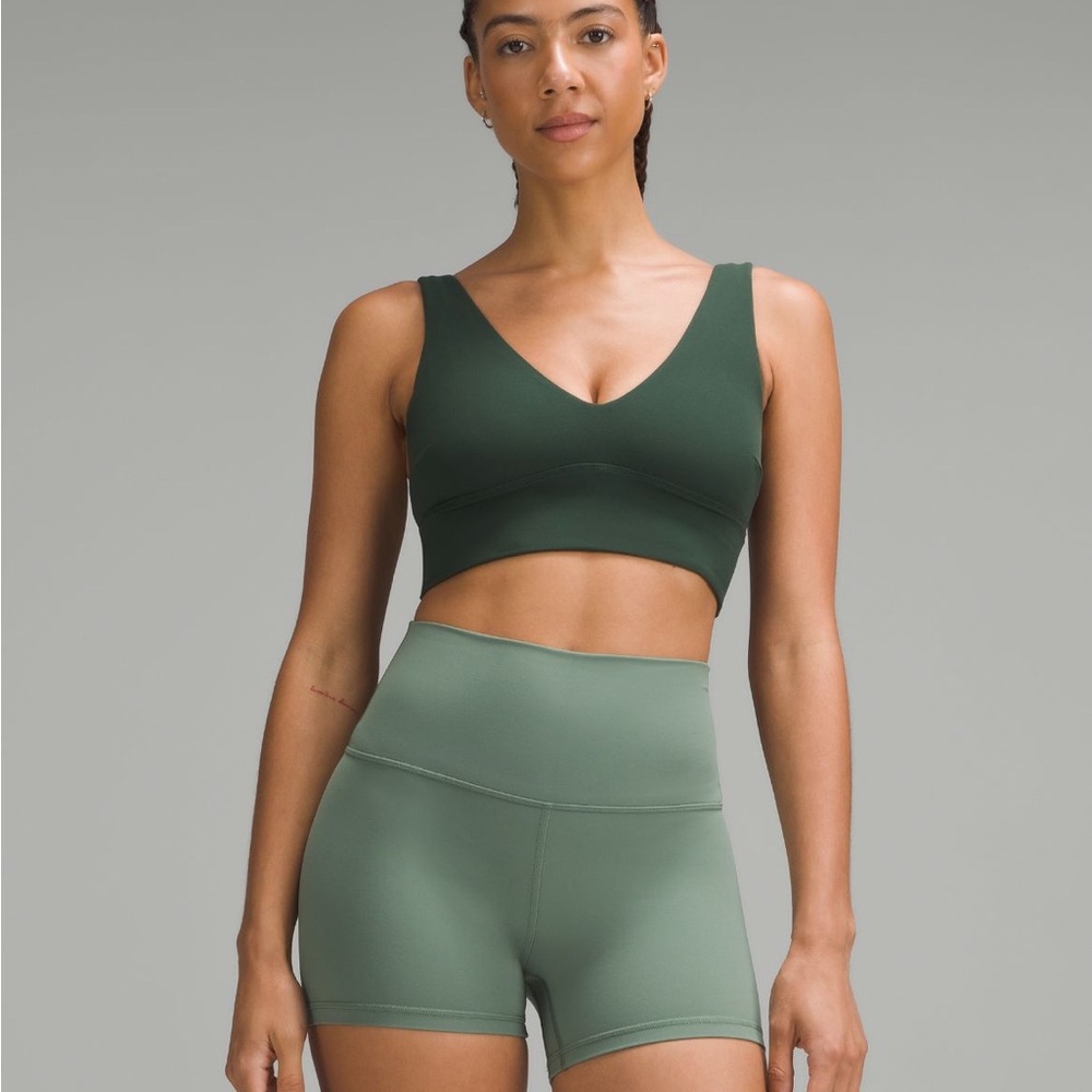 Align™ V-Neck Bra Light Support In Legacy Green C/D Cup